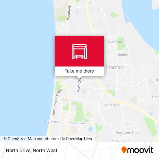 North Drive map