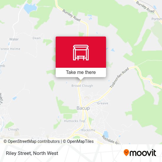 Riley Street map