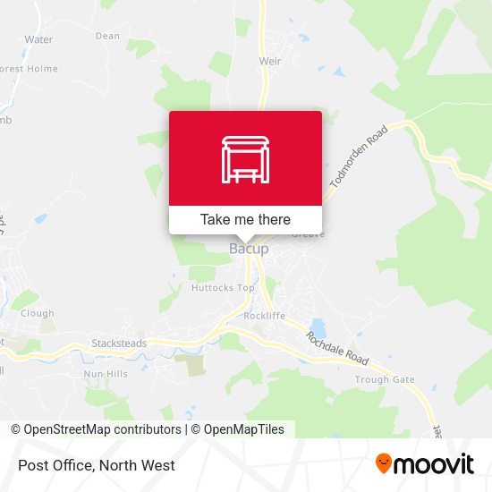 Post Office map