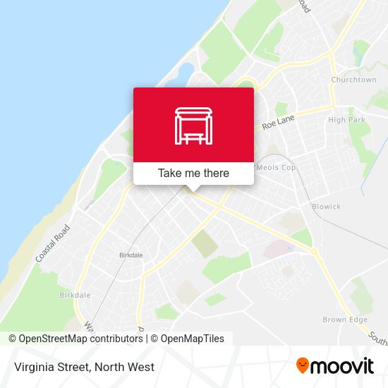Virginia Street map