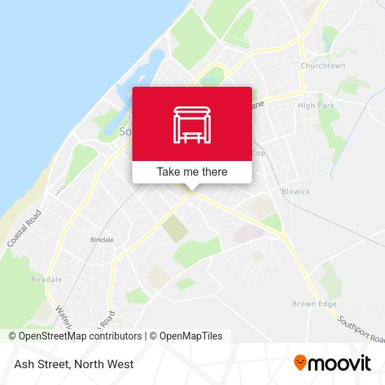 Ash Street map