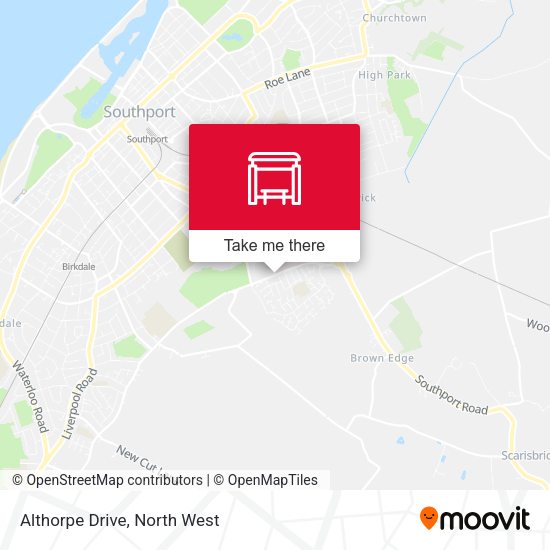 Althorpe Drive map