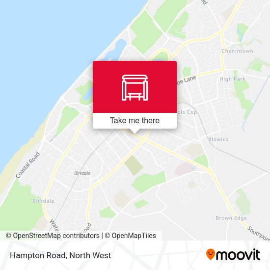 Hampton Road map