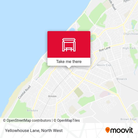 Yellowhouse Lane map