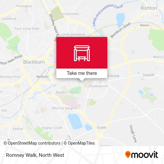 Romney Walk map