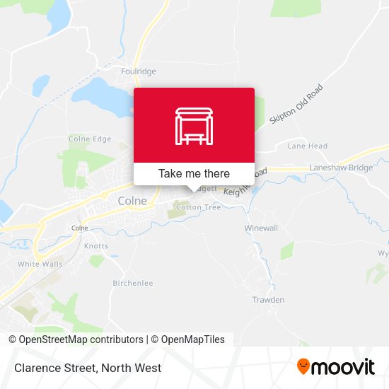 Clarence Street map