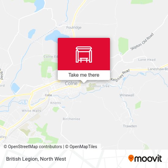 British Legion map
