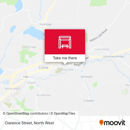 Clarence Street map