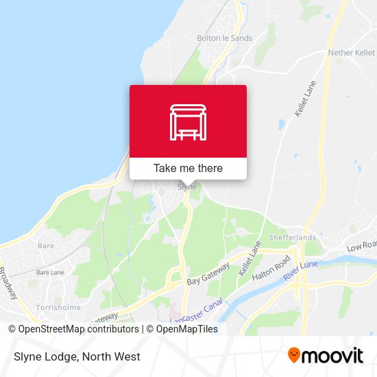 Slyne Lodge map