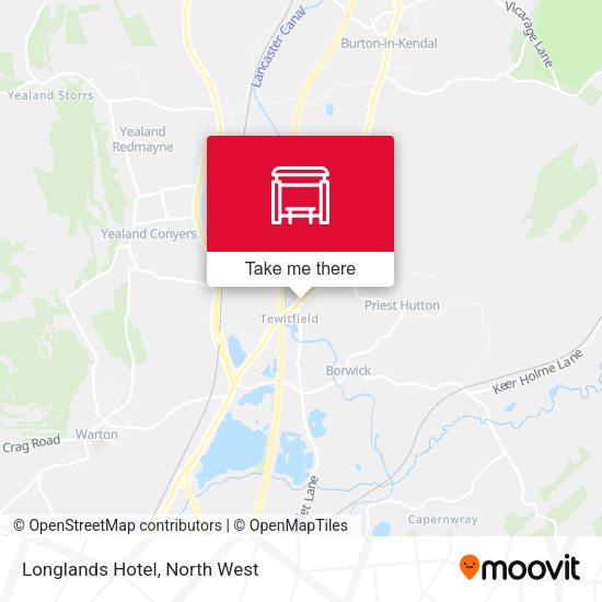 Longlands Hotel map