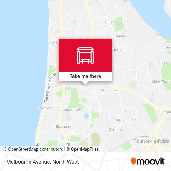 Melbourne Avenue map