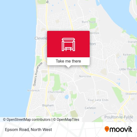 Epsom Road map