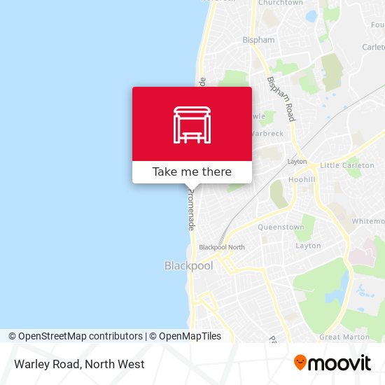 Warley Road map