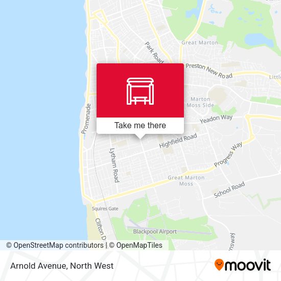 Arnold Avenue map