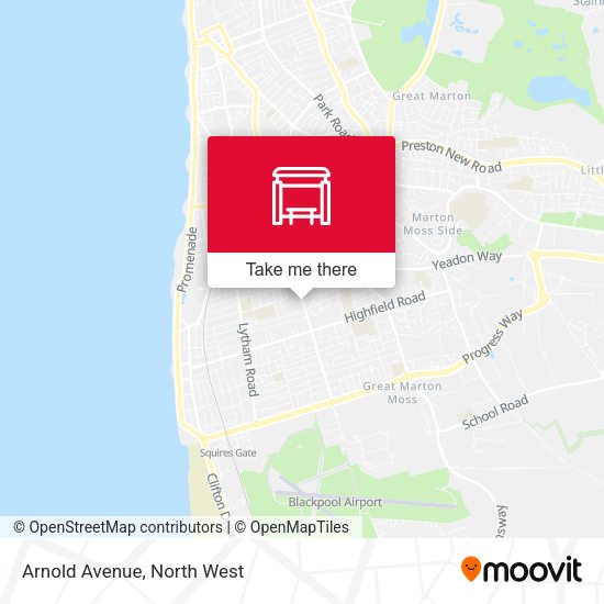Arnold Avenue map