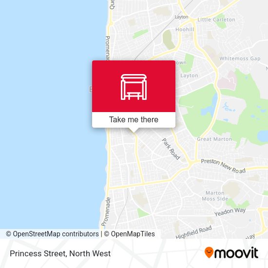 Princess Street map