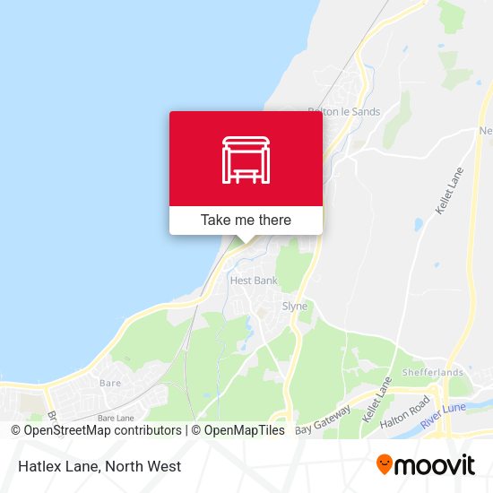 Hatlex Lane map