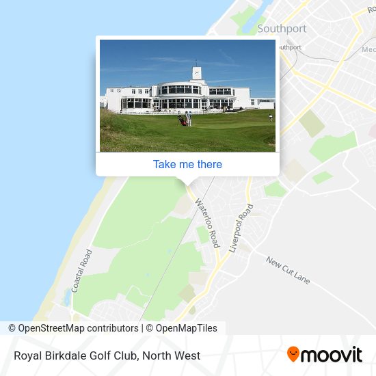 Royal Birkdale Golf Club map