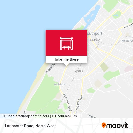 Lancaster Road map