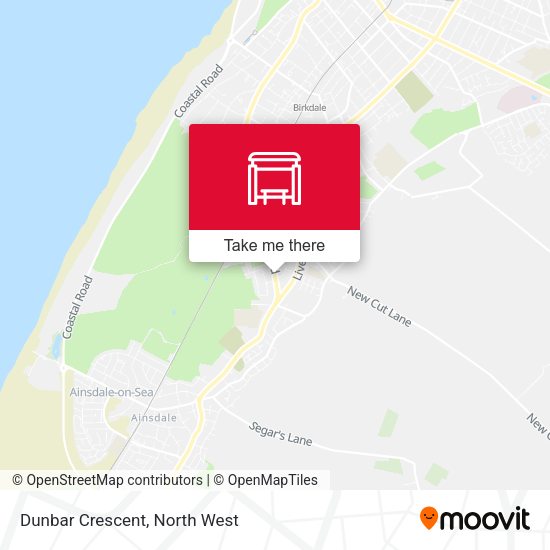Dunbar Crescent map