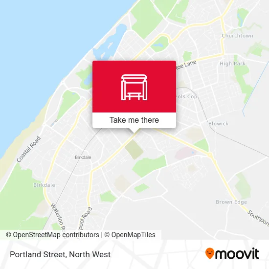 Portland Street map
