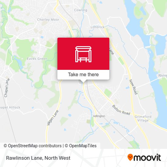 Rawlinson Lane map