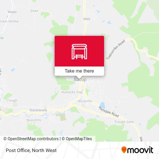 Post Office map