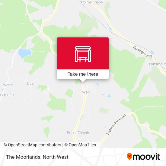 The Moorlands map
