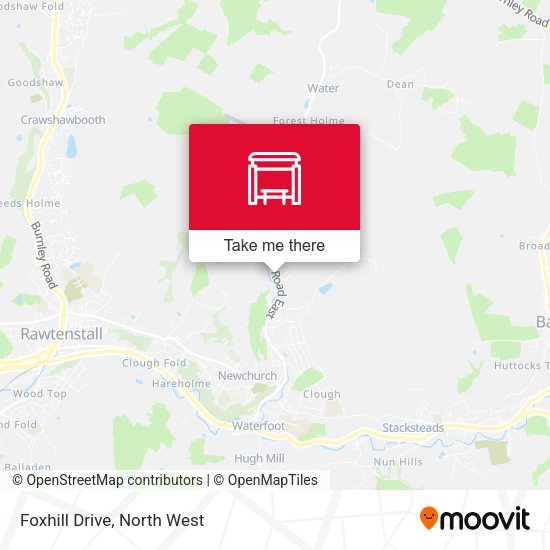 Foxhill Drive map