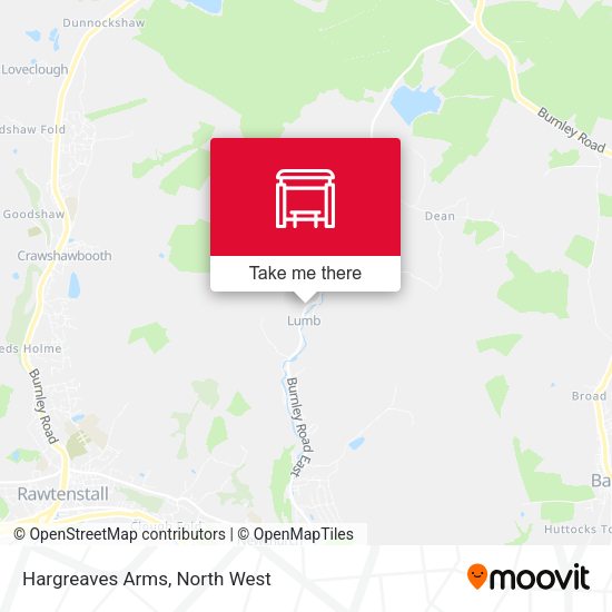Hargreaves Arms map