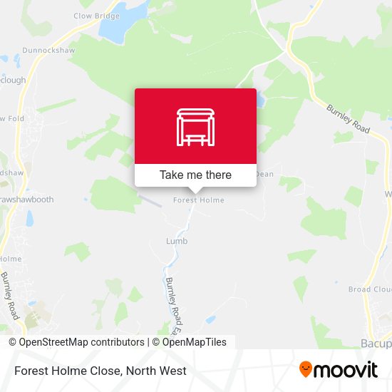 Forest Holme Close map
