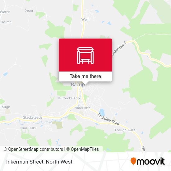 Inkerman Street map