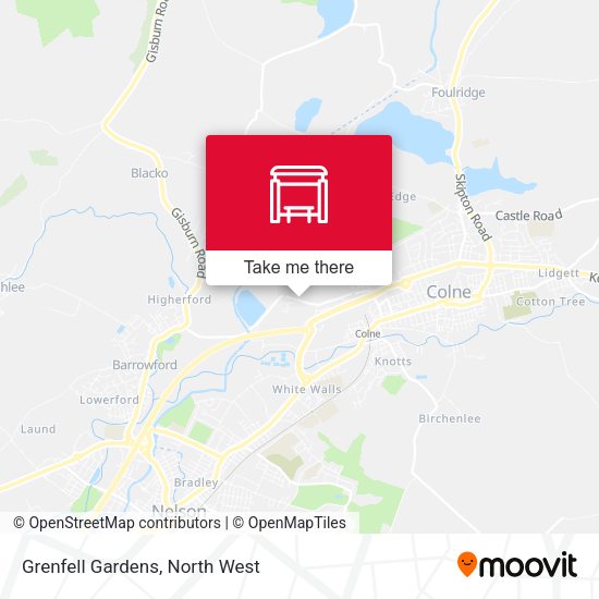 Grenfell Gardens map