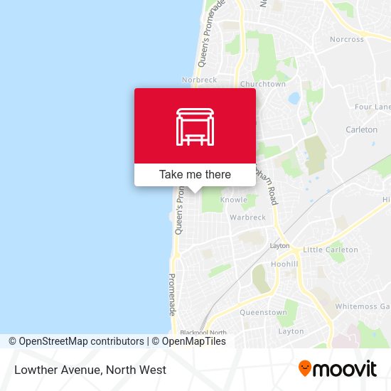 Lowther Avenue map