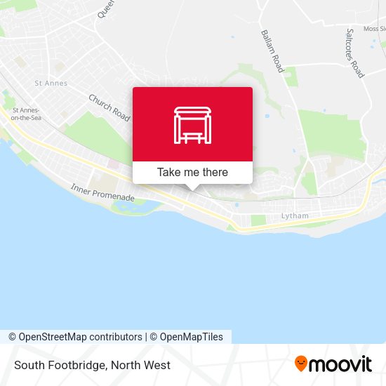 South Footbridge map