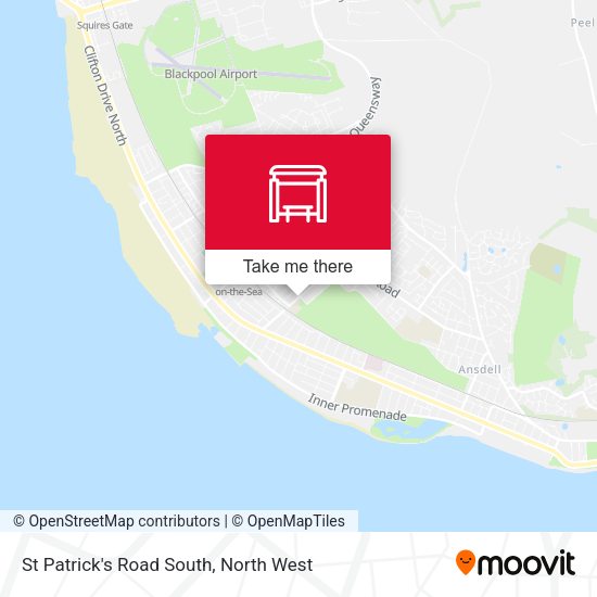 St Patrick's Road South map
