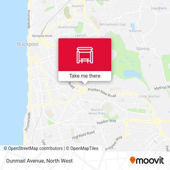 Dunmail Avenue map