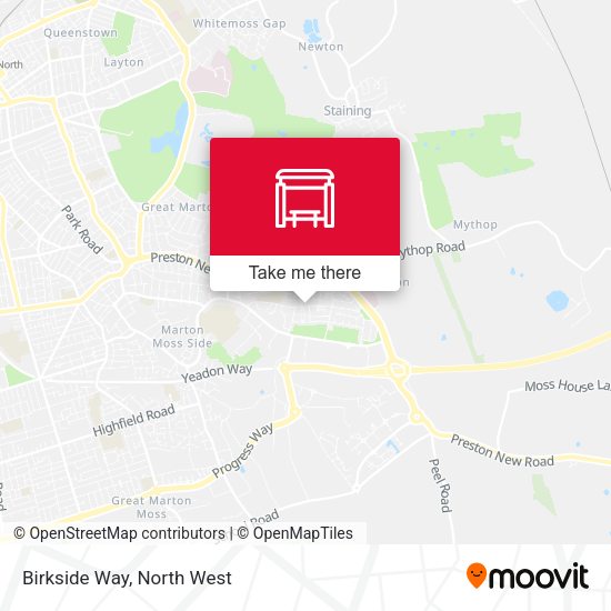 Birkside Way map