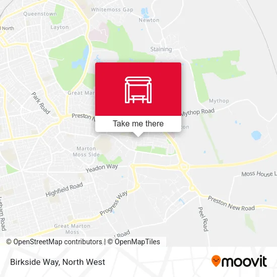 Birkside Way map
