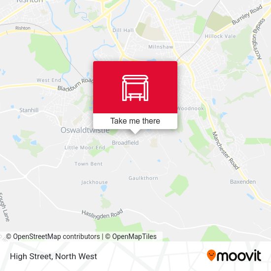 High Street map