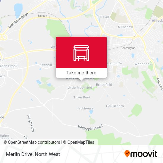 Merlin Drive map