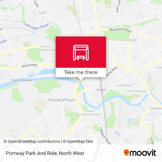 Portway Park And Ride map