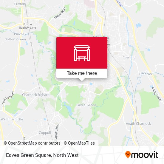 Eaves Green Square map