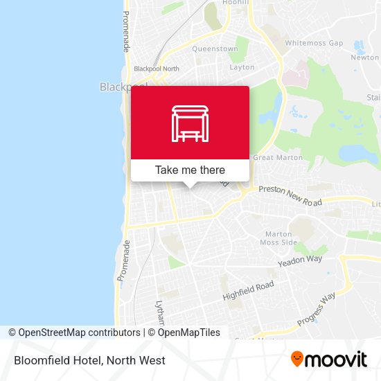 Bloomfield Hotel map
