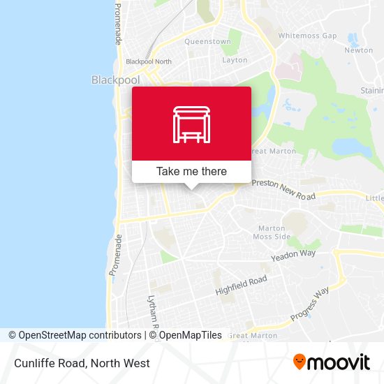 Cunliffe Road map