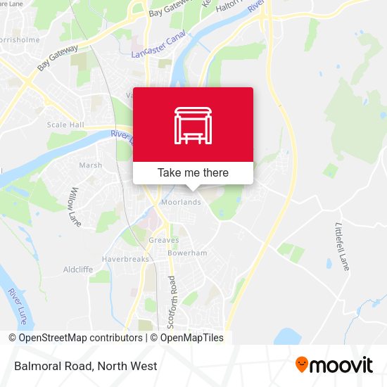 Balmoral Road map