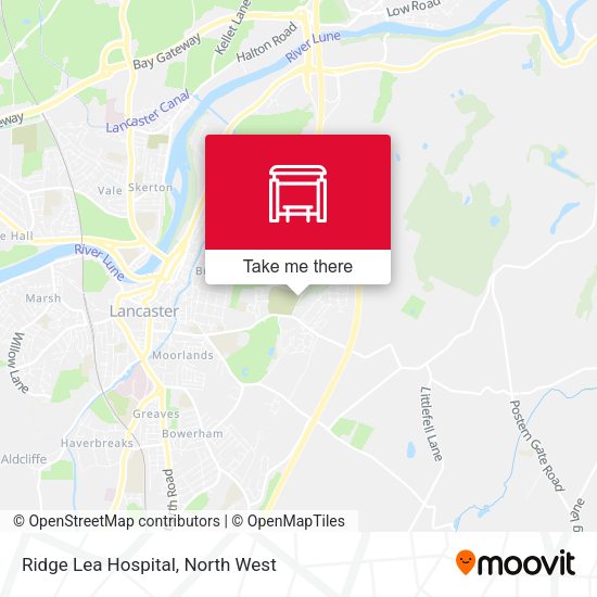 Ridge Lea Hospital map