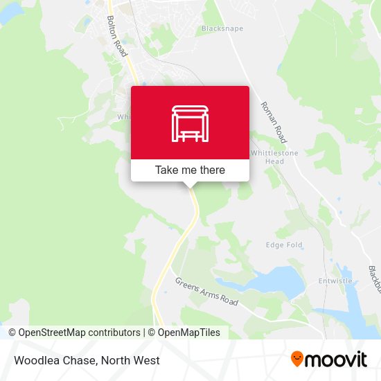 Woodlea Chase map
