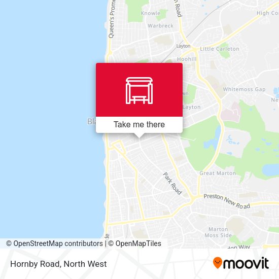 Hornby Road map