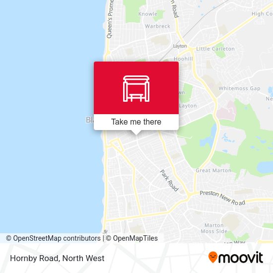 Hornby Road map
